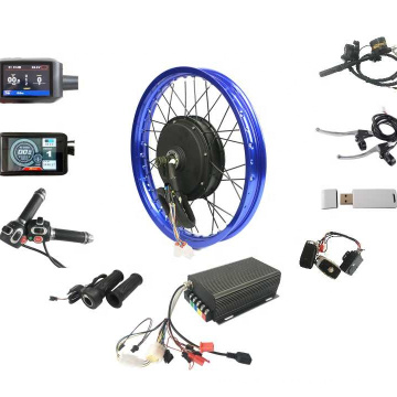 Colorful Rims!!!72v 8000w electric motorcycle bike wheel Conversion kits with TFT Colorful display